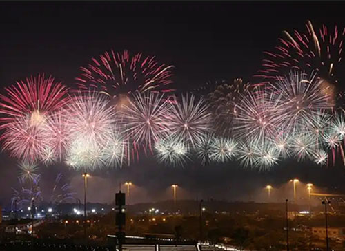 钟祥市焰火晚会